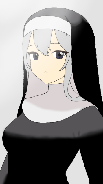 รูป anime แม่ชี
