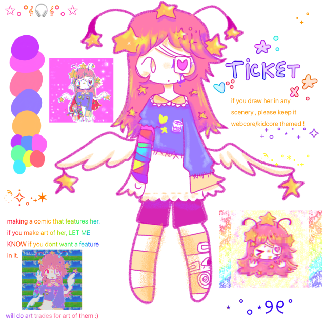 TICKET REF SHEET !