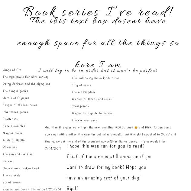 Book stuff for my bookies