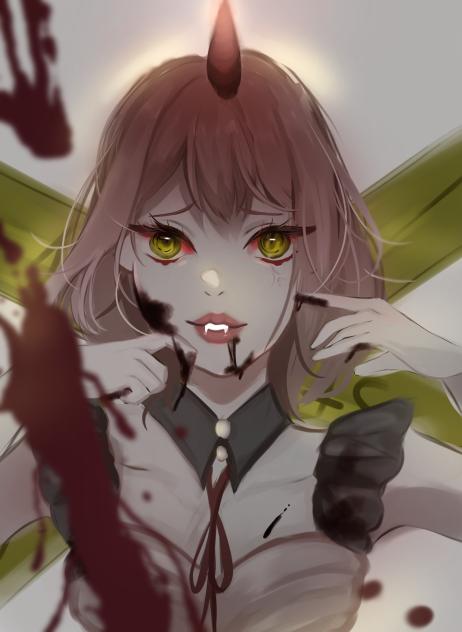vampire  aesthetic girl stay away!