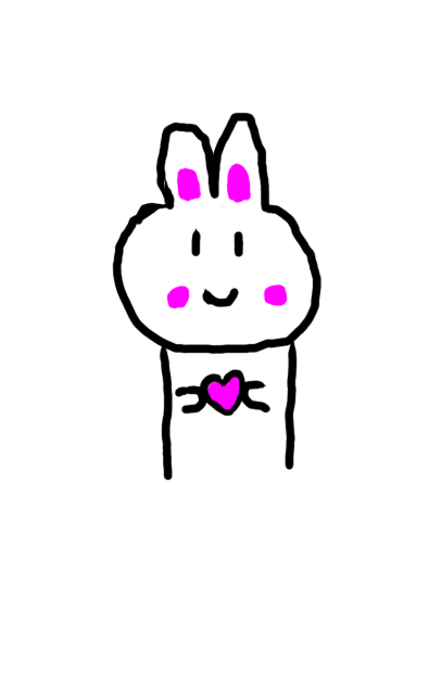 简笔画兔子