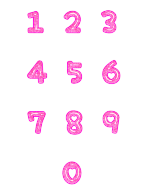 Cute jelly Numbers