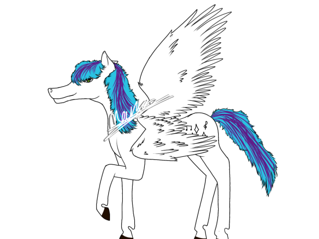 Got bored, drew my friends MLP OC