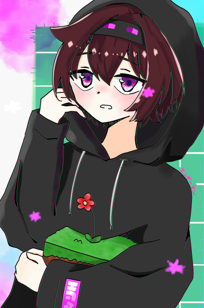 エンダーマン擬人化