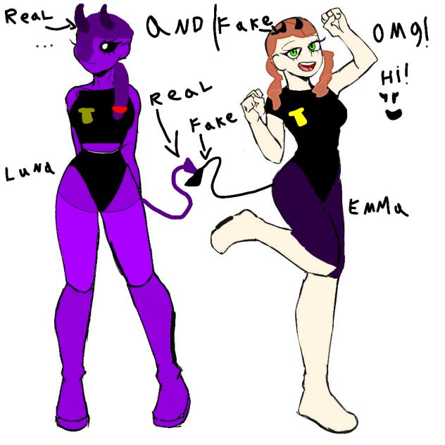 Luna(Purple Demon) & Emma