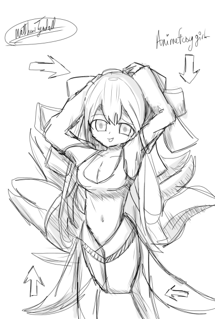 Anime foxy girl