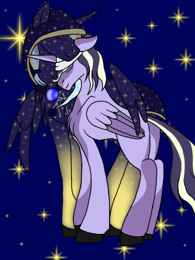 Lunar and Gemini as mlp alicorns