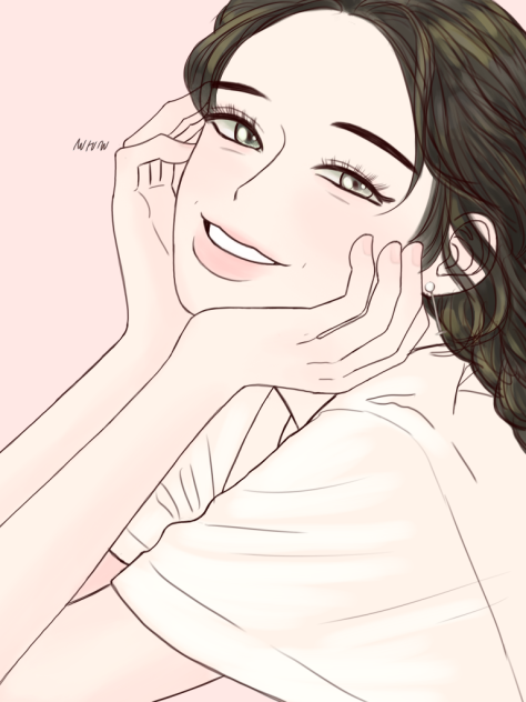웃고있는 사람