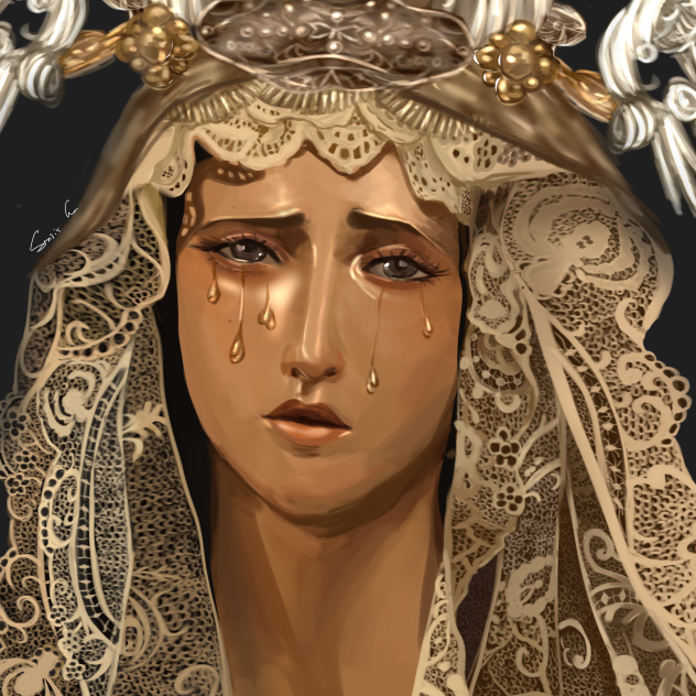 The Crying Virgin
