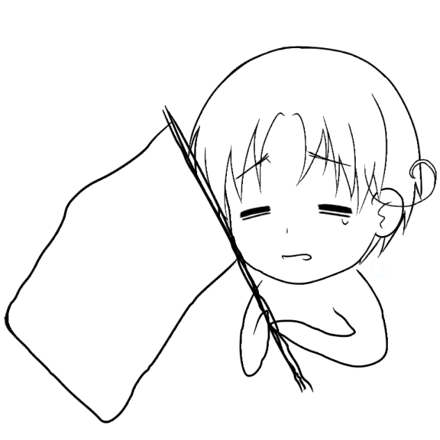 白旗いたちゃん [ヘタリア]