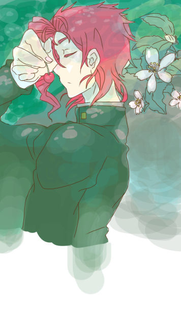 友達の誕生日に捧げた花京院