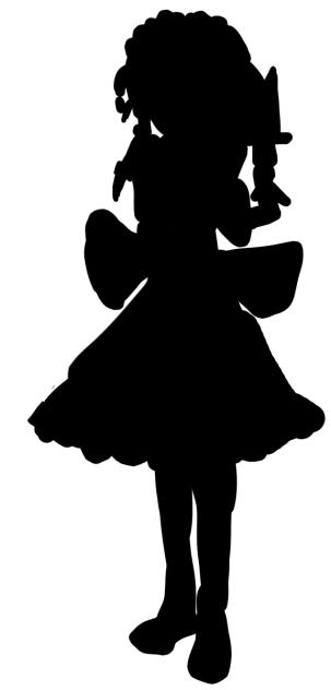 BadApple！　立ち絵改変　咲夜