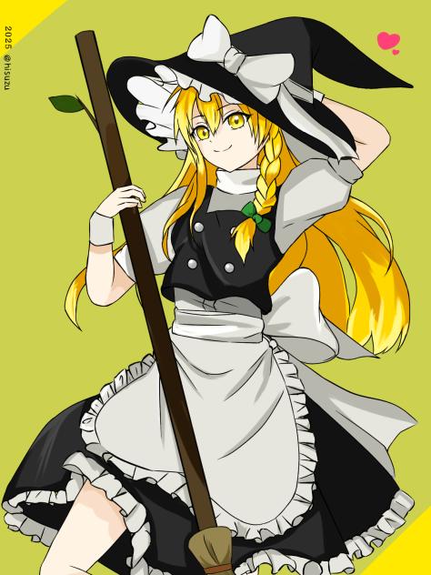 魔理沙さん塗りました！