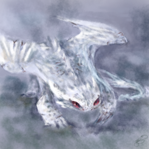 Albino night fury