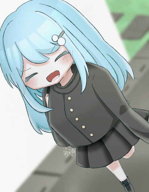 一緒に学校行こ！！