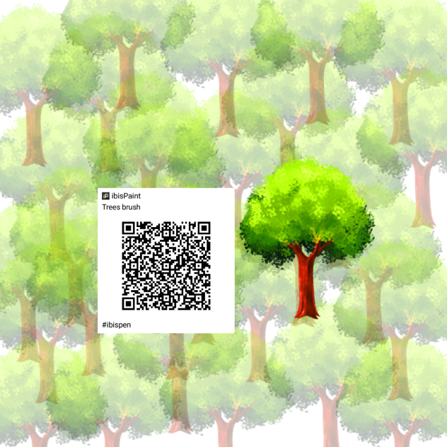 Trees brush - ibisPaint