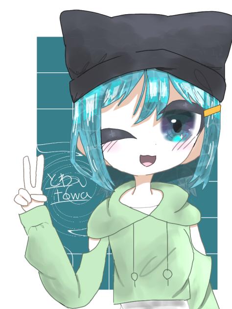 景品①リク絵　とわちゃん