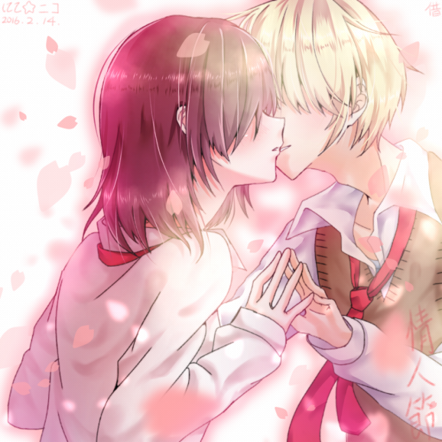 線画借用8❤️キス❤️