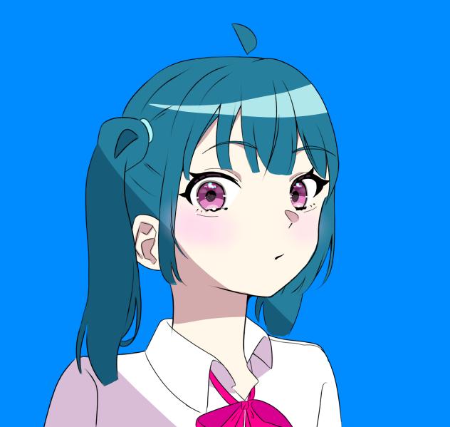 夏の女子高校生