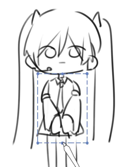 捕まったミクちゃん