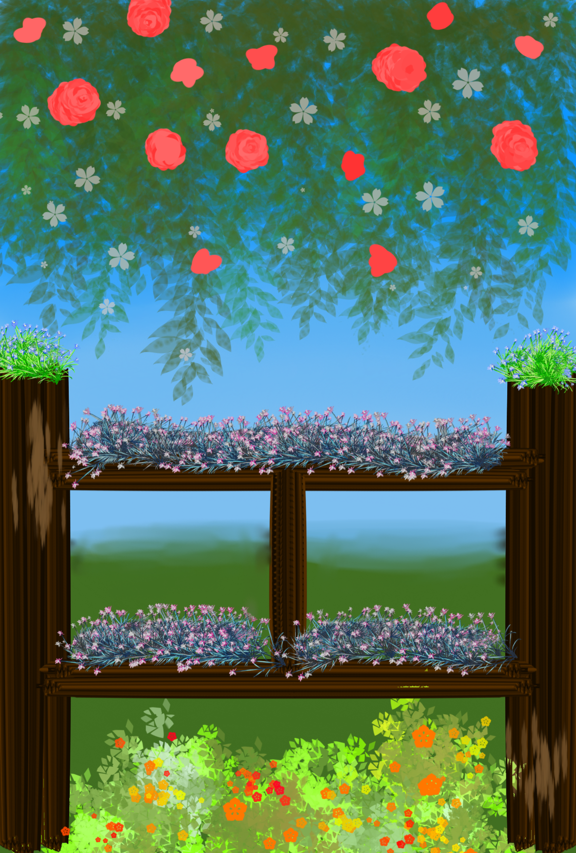 garden 𝐛𝐲𝐯𝐢𝐫𝐚𝐚 - ibisPaint