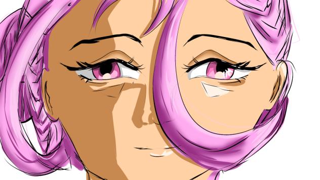 Trying a different art style - ibisPaint