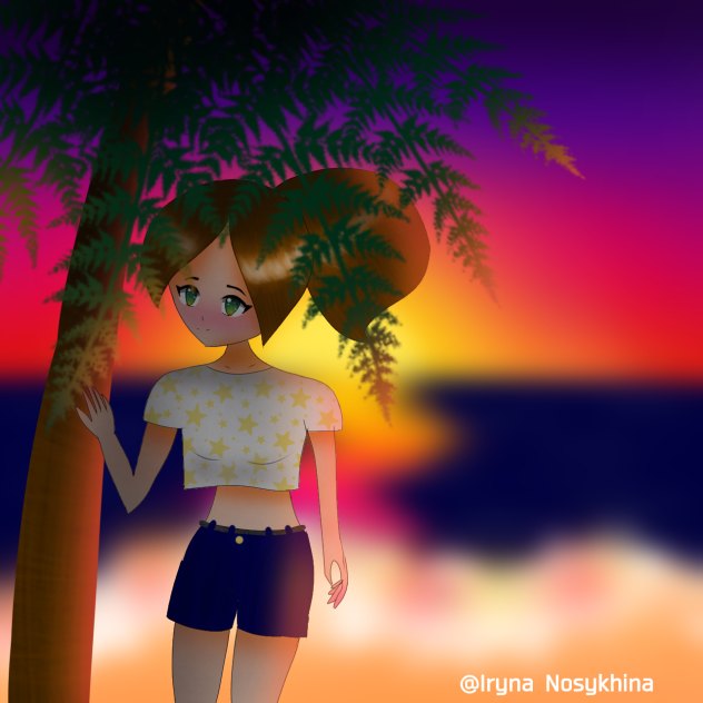 Girl in the beach 🏖️