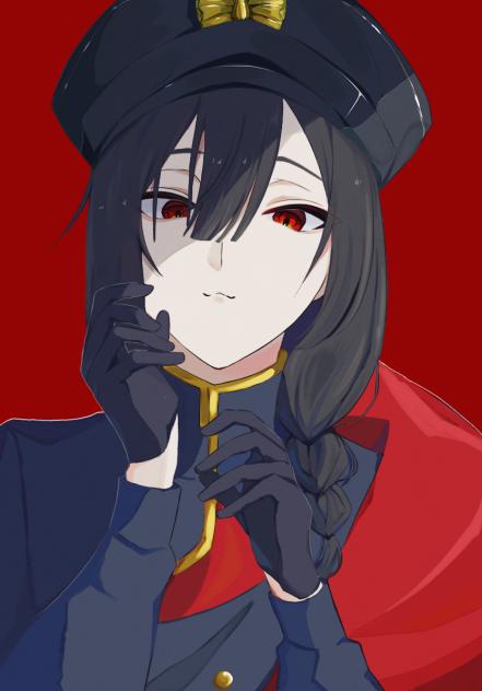 #軍服と黒髪
