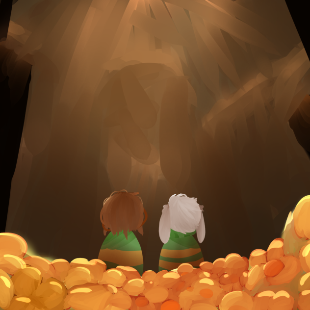 Asriel and Chara