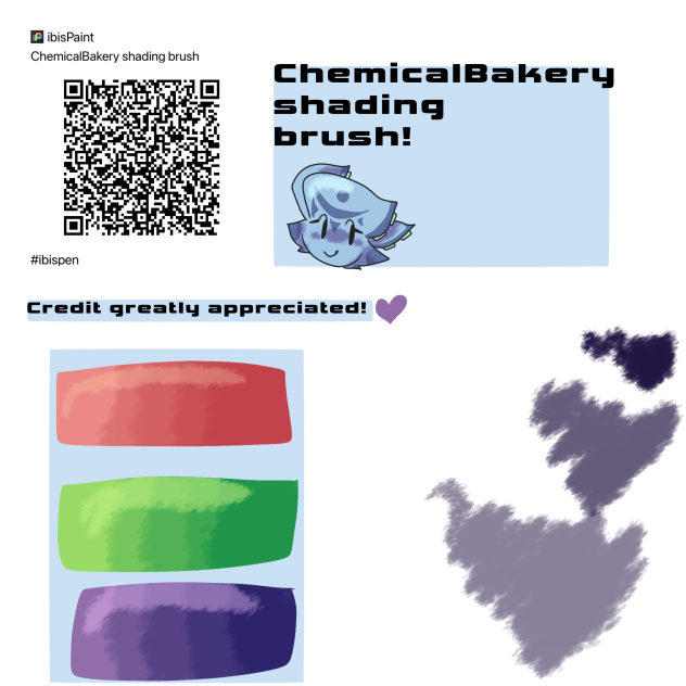 My shading brush! 💜 - ibisPaint