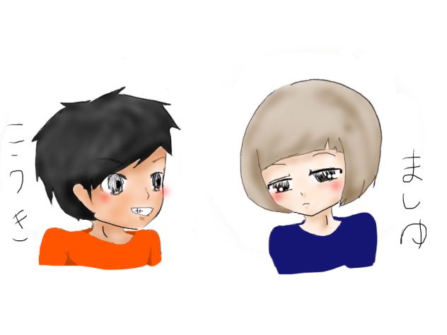 作成途中ホラゲのキャラクター