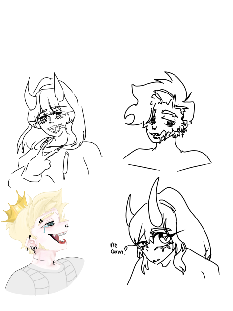 Anthrax + Rachel sketches