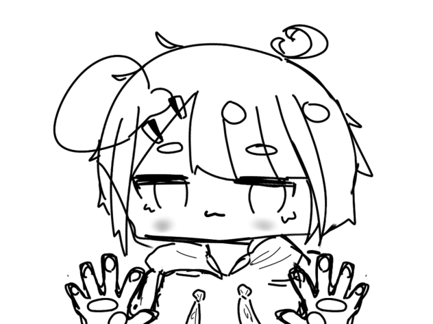ラフ画(๑╹ω╹๑ )