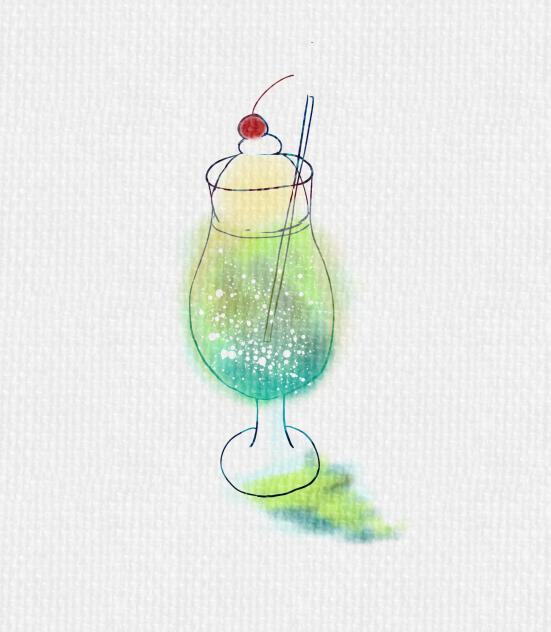 クリームメロンソーダ