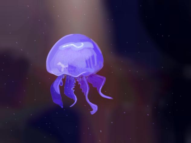 purple jellyfish
