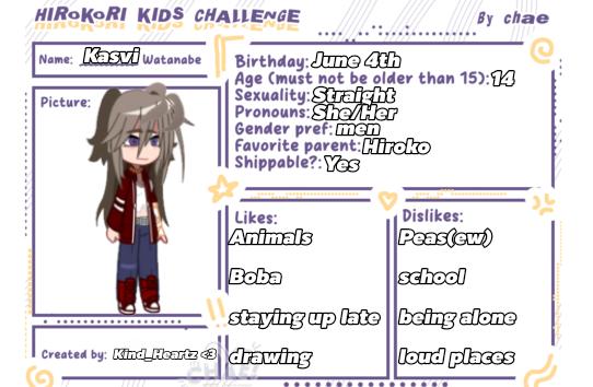 HIROKORI KIDS CHALLENGE MY ENTRY