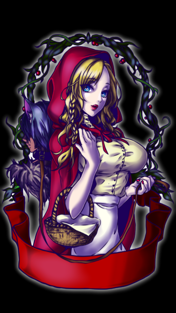 『赤ずきん』【線画お借りしました！】