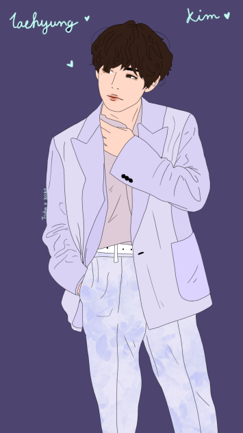 Kim Taehyung Fanart2