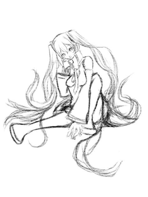ミクの日　下書き