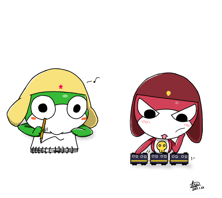 ♡様(ちびケロのアイコン)専用 ちびギロ&ちびケロ - ibisPaint