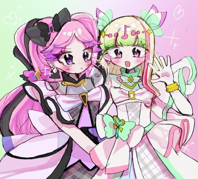 🤍キュアズキューン&キュアキッス🖤 - ibisPaint