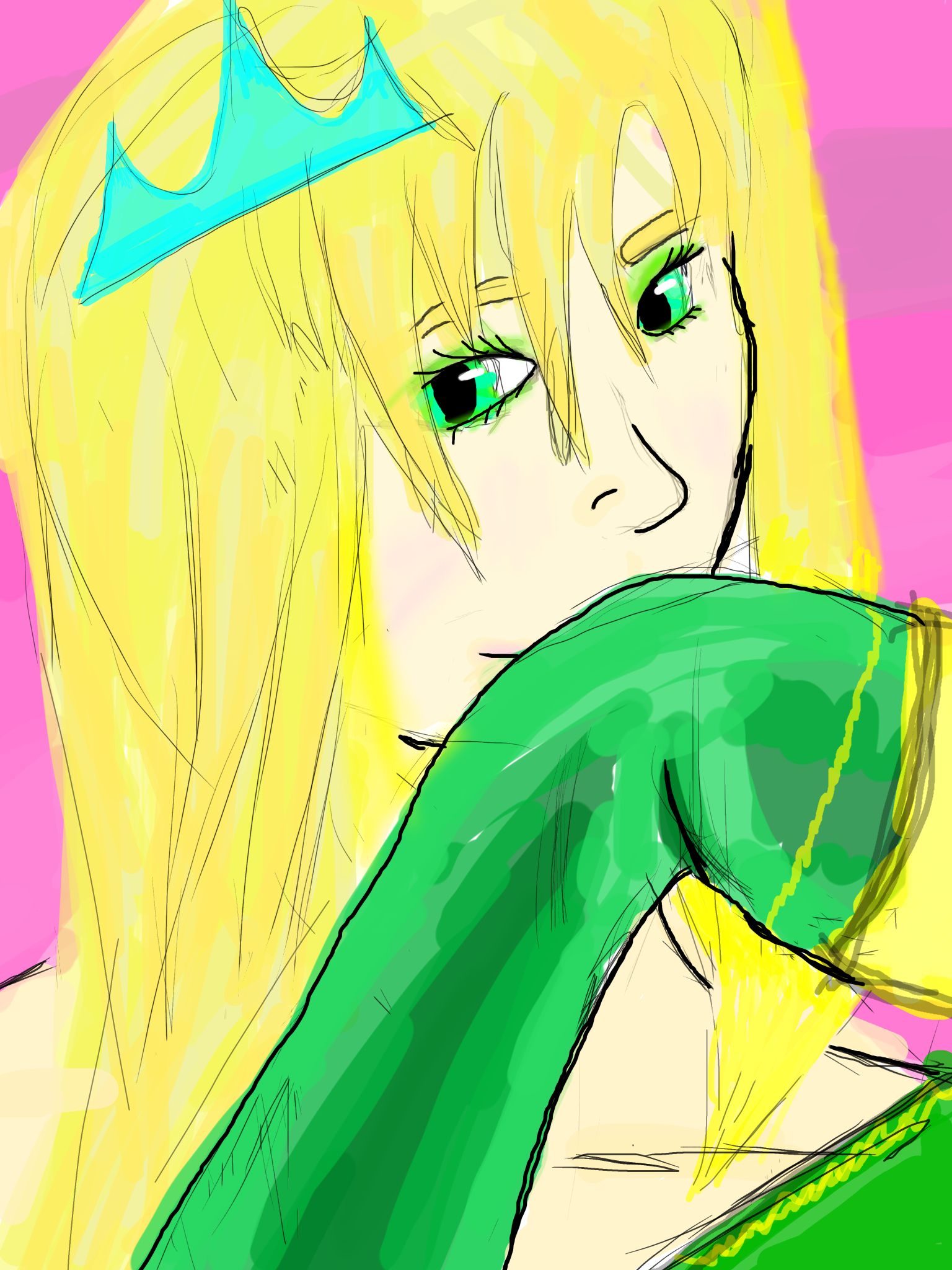 grape lady (green prin ) - ibisPaint