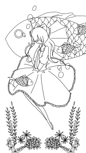 線画