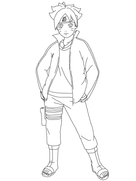 Drawing Boruto