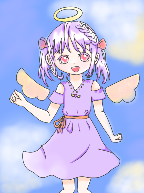 紫の天使♡