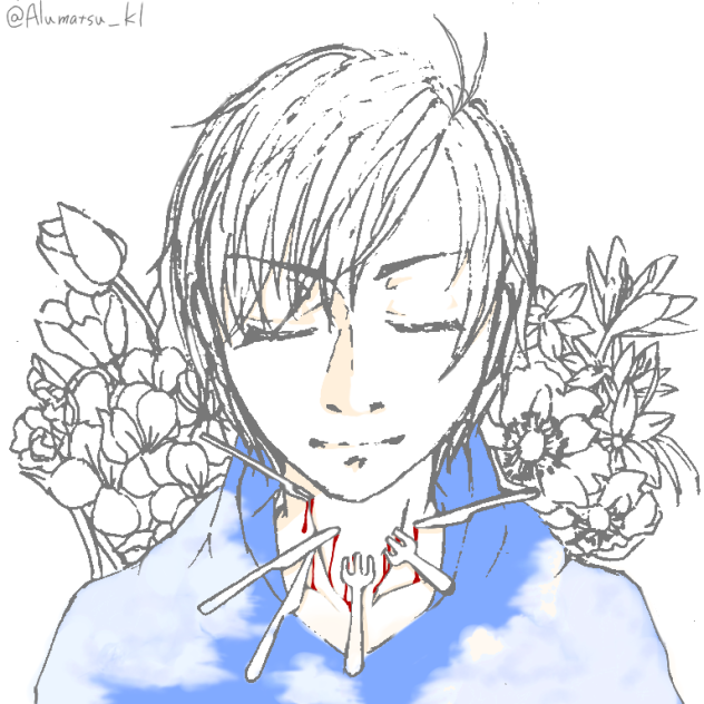 カラ松に刺してみた