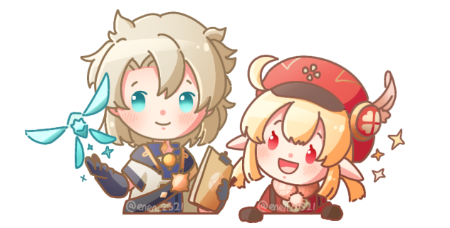 【原神Genshin】 Albedo and Klee