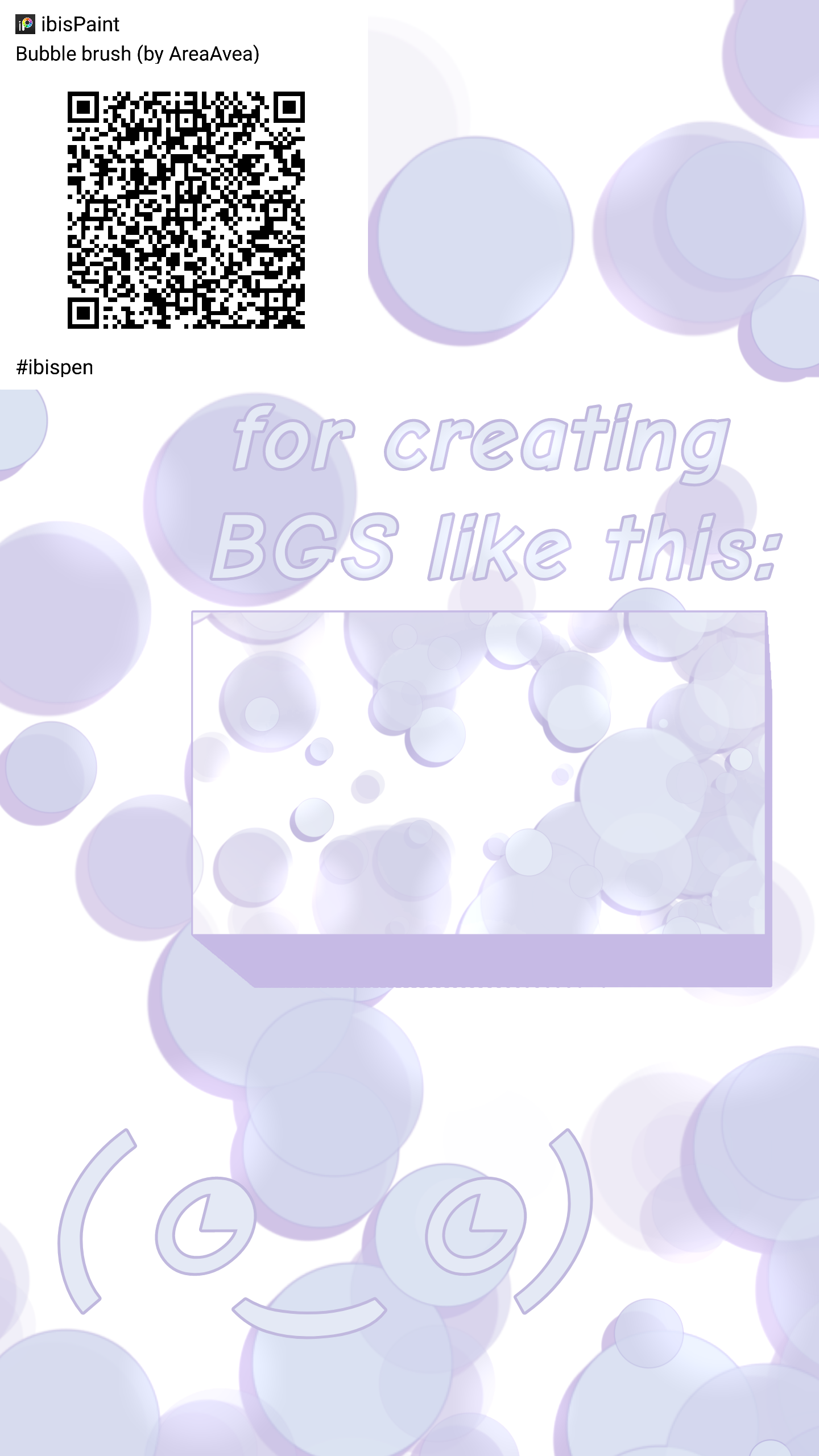 Bubble brush ibisPaint