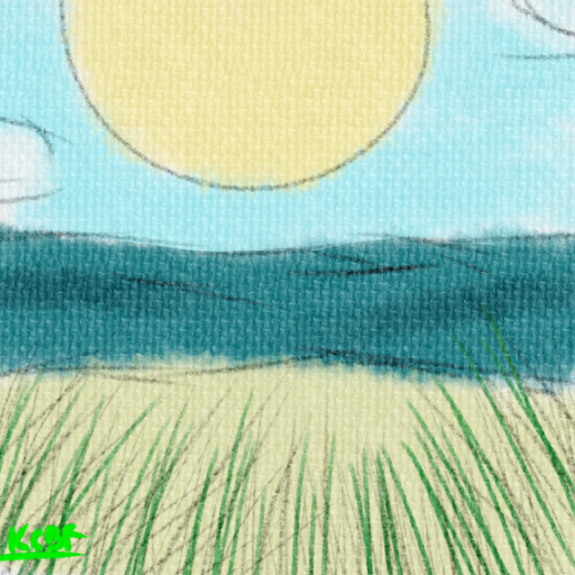 Watercolor Beach