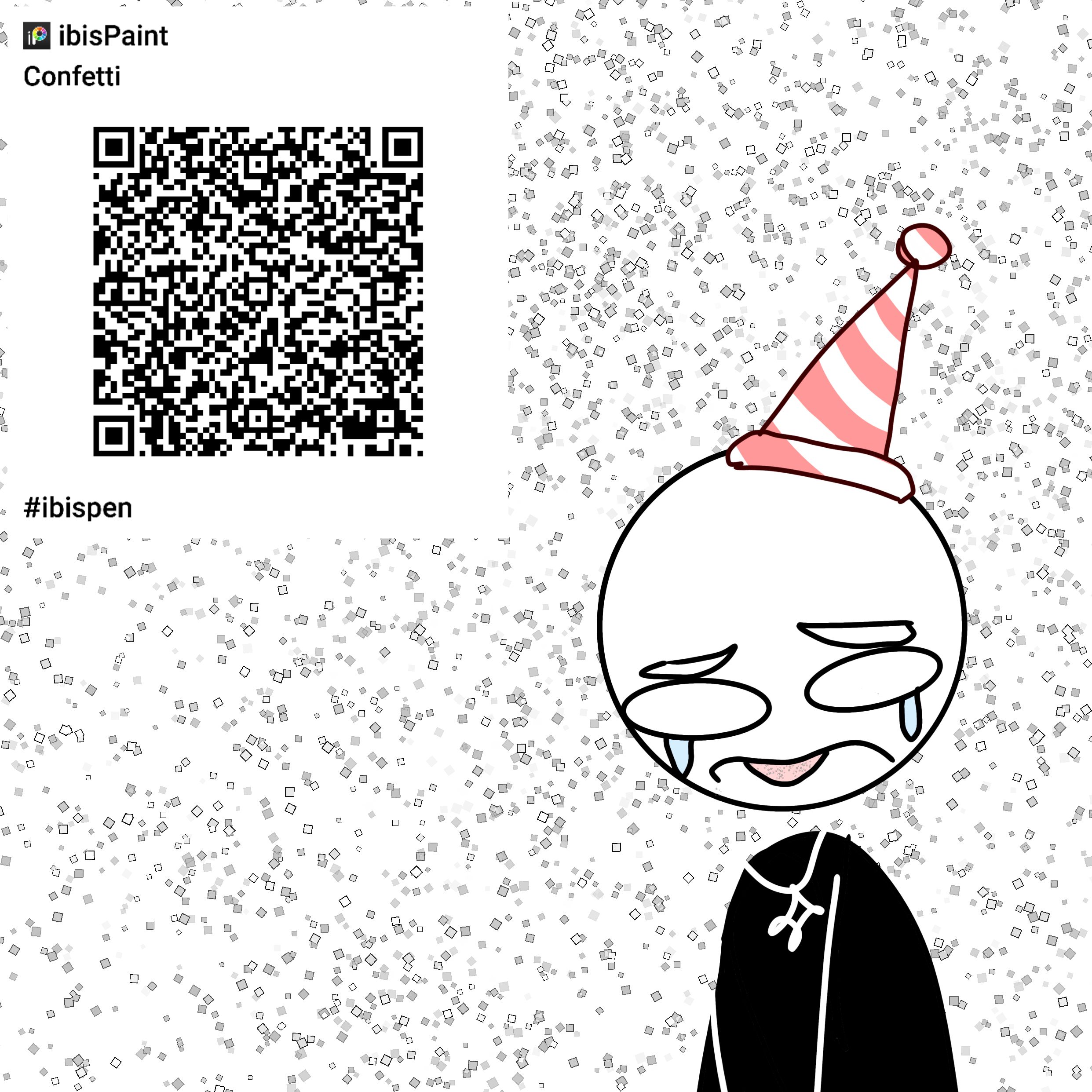 Confetti Brush - ibisPaint